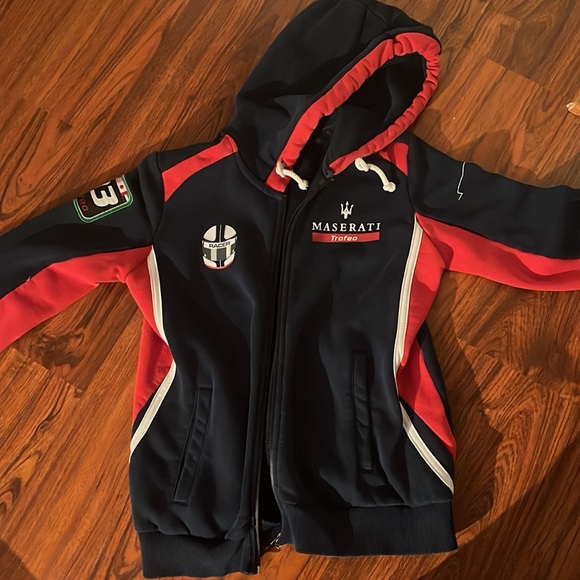 2019 Black Maserati Trafea racer jacket - Picture 2 of 2